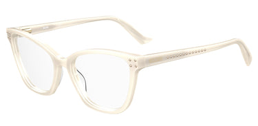 Premium Women Moschino Eyeglasses: Mos595 - Pearled Ivory - SpecSMART Eye Clinic (Diagonal View)